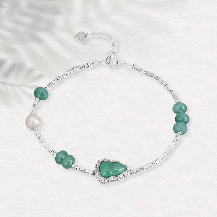 Chongqing Gold Store S925 Silver Bracelets Women's-2