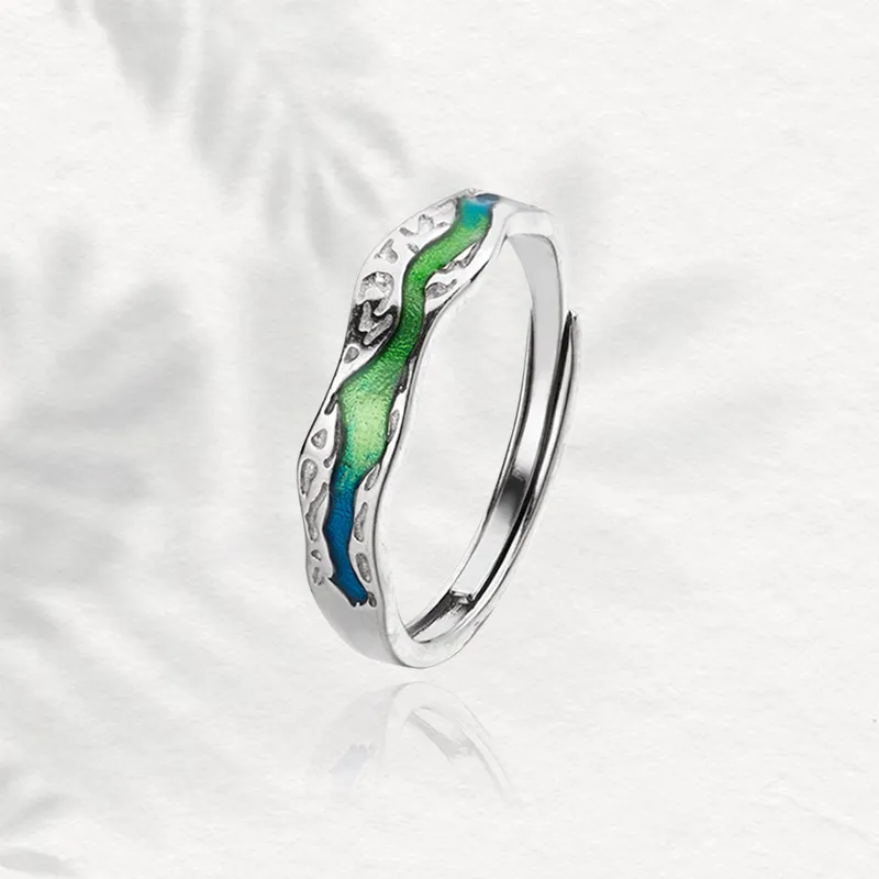 Chongqing Gold Store S925 Silver Rings Unisex-4