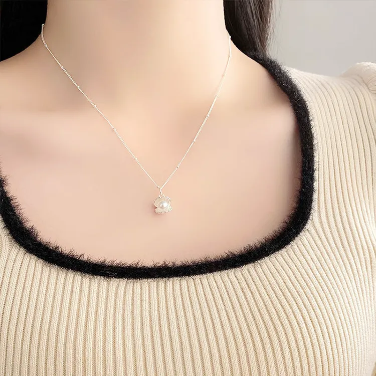 Chongqing Gold Store S925 Silver Necklaces Unisex-3