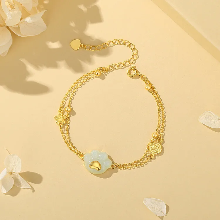 Chongqing Gold Store Chalcedony Bracelets Unisex-6