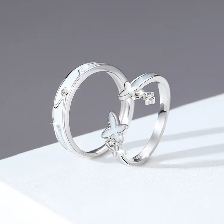 Chongqing Gold Store S925 Silver Rings Unisex-3