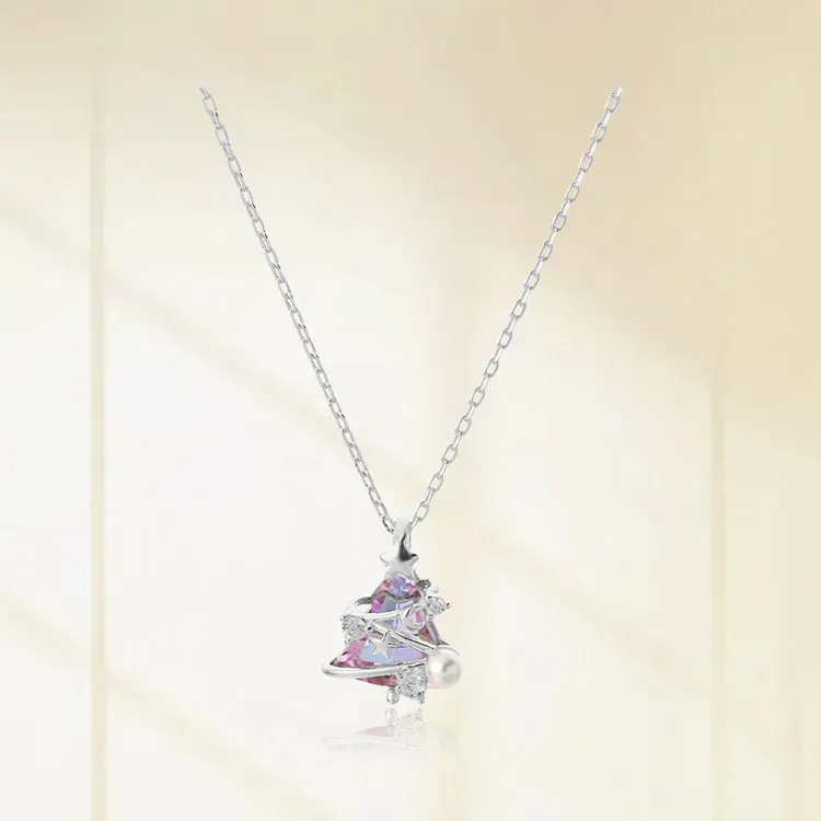 Chongqing Gold Store S925 Silver Necklaces Women's-2