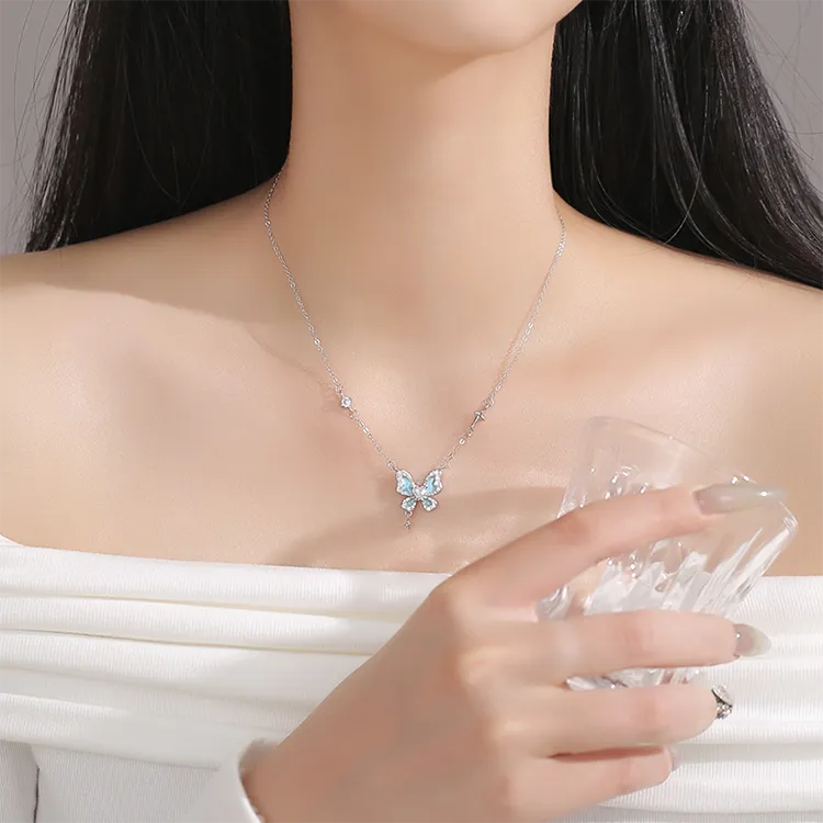 Chongqing Gold Store S 999 Fine Silver Necklaces Women's-4