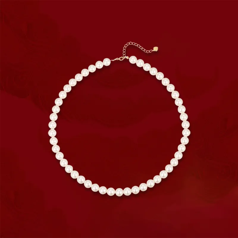 Chongqing Gold Store Shell Pearl Necklaces Women's-1