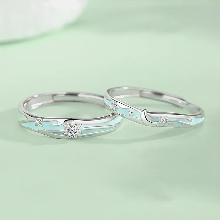Chongqing Gold Store S925 Silver Rings Unisex-2