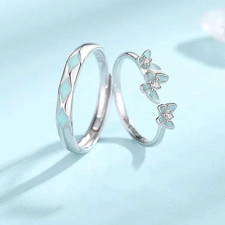 Chongqing Gold Store S925 Silver Rings Unisex-1