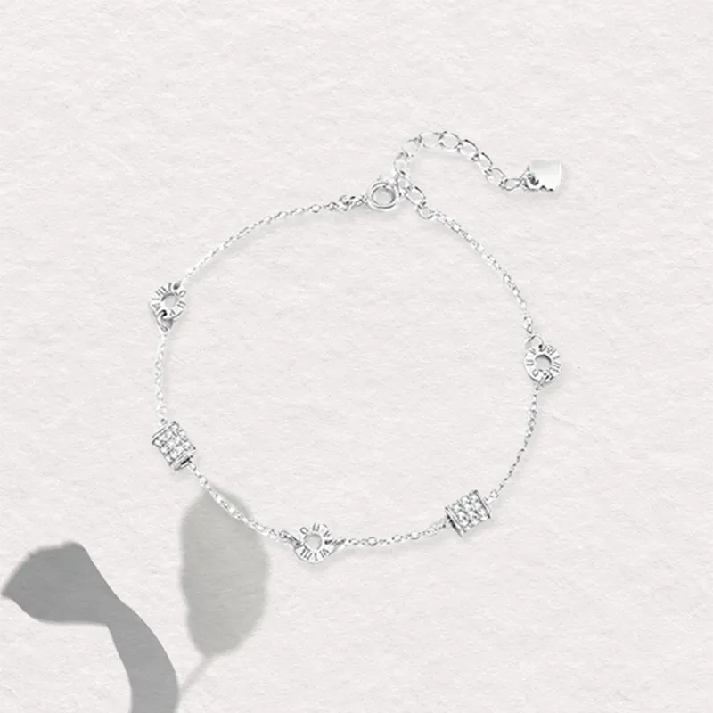 Chongqing Gold Store S925 Silver Bracelets Men's-2