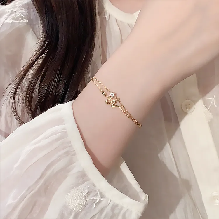 Chongqing Gold Store S925 Silver Bracelets Unisex-1