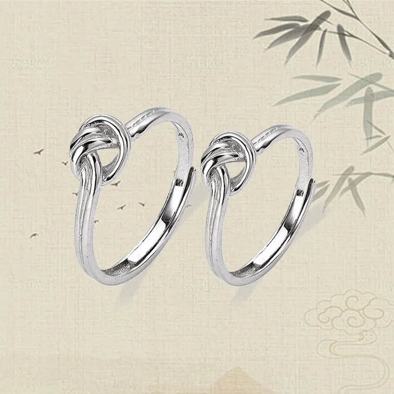 Chongqing Gold Store S925 Silver Rings Unisex-3