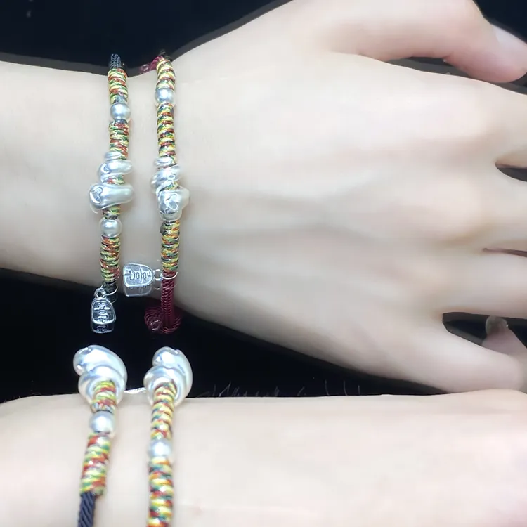 Chongqing Gold Store S925 Silver Bracelets Unisex-3