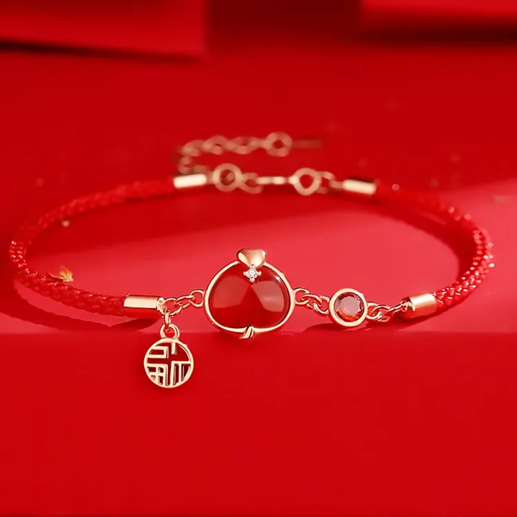 Chongqing Gold Store Agate Bracelets Women's-1
