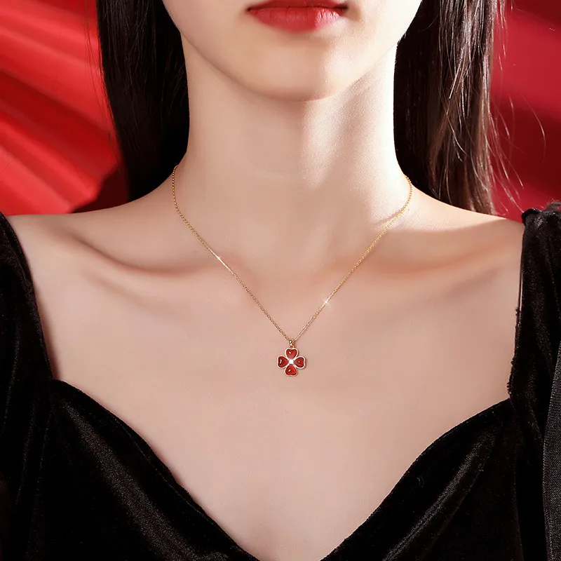 Chongqing Gold Store Chalcedony Necklaces Women's-1