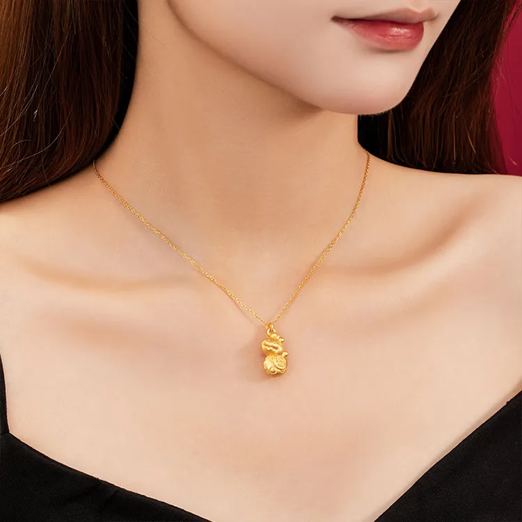 Chongqing Gold Store S925 Silver Necklaces Unisex-1