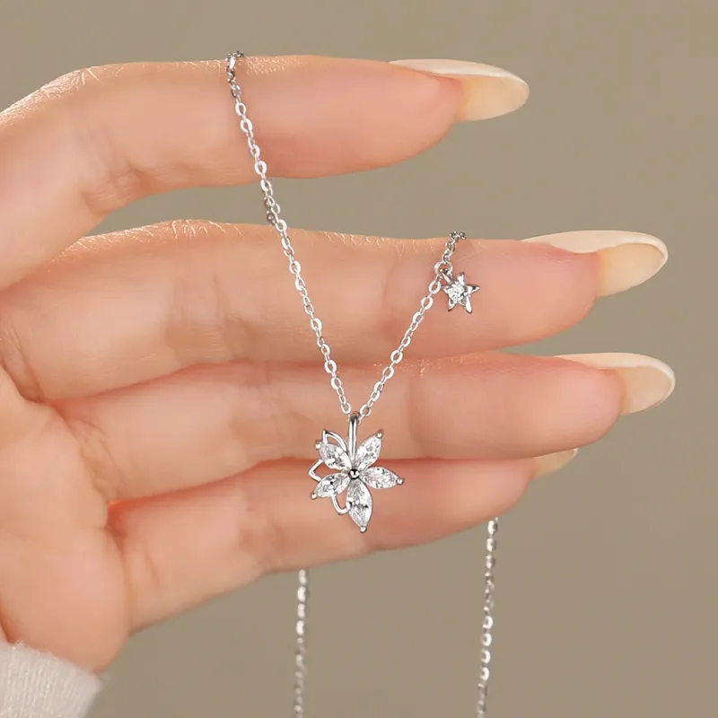 Chongqing Gold Store S925 Silver Necklaces Women's-1