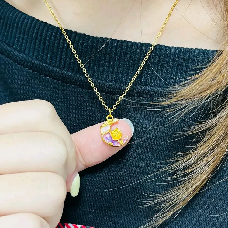 Chongqing Gold Store S 990 Silver Necklaces Women's-3