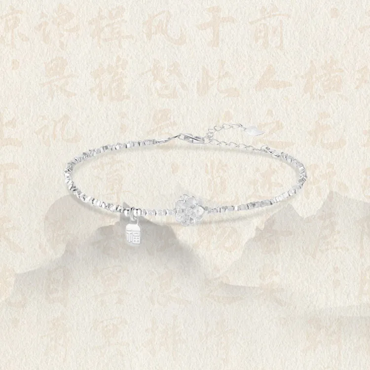 Chongqing Gold Store S925 Silver Bracelets Women's-3