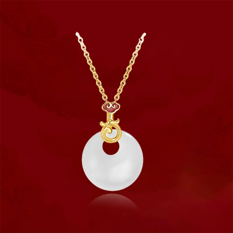 Chongqing Gold Store Chalcedony Necklaces Women's-1