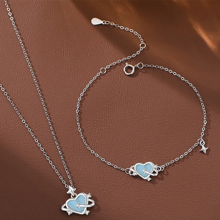 Chongqing Gold Store S 999 Fine Silver Necklaces Women's-3