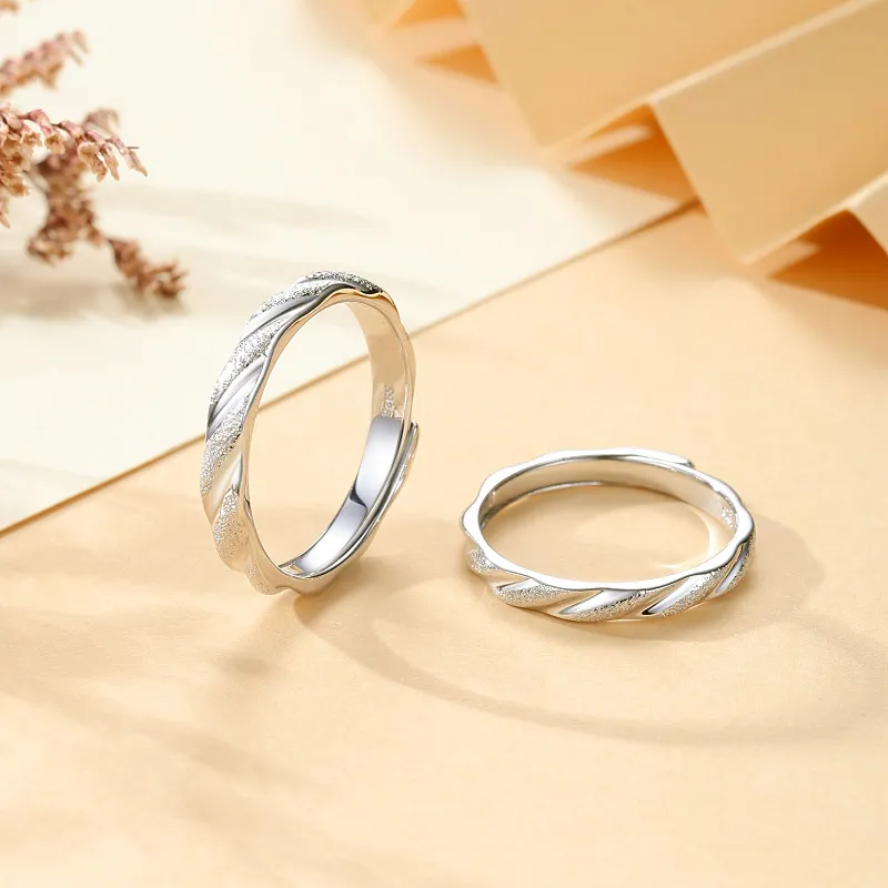 Chongqing Gold Store S925 Silver Rings Unisex-3