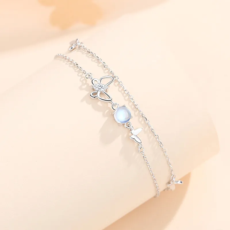 Chongqing Gold Store S925 Silver Bracelets Women's-2