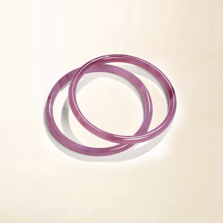 Chongqing Gold Store Chalcedony Bangles Unisex-12