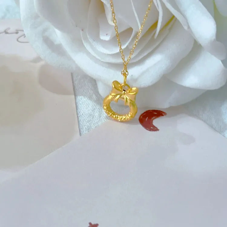 Chongqing Gold Store 999 Fine Silver Necklaces Women's-2