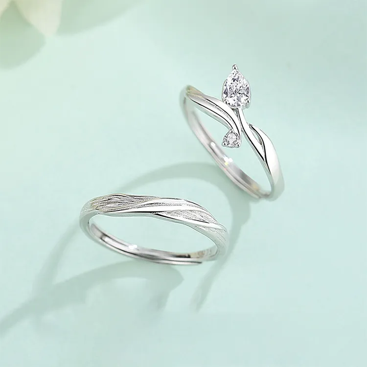 Chongqing Gold Store S925 Silver Rings Unisex-4