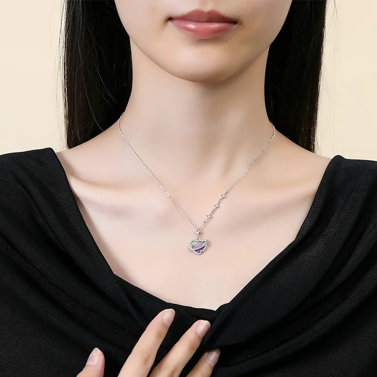 Chongqing Gold Store S925 Silver Necklaces Women's-1