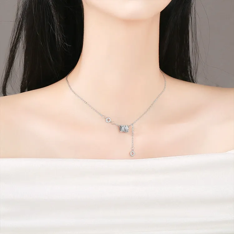 Chongqing Gold Store S999 Fine Silver Necklaces Women's-4
