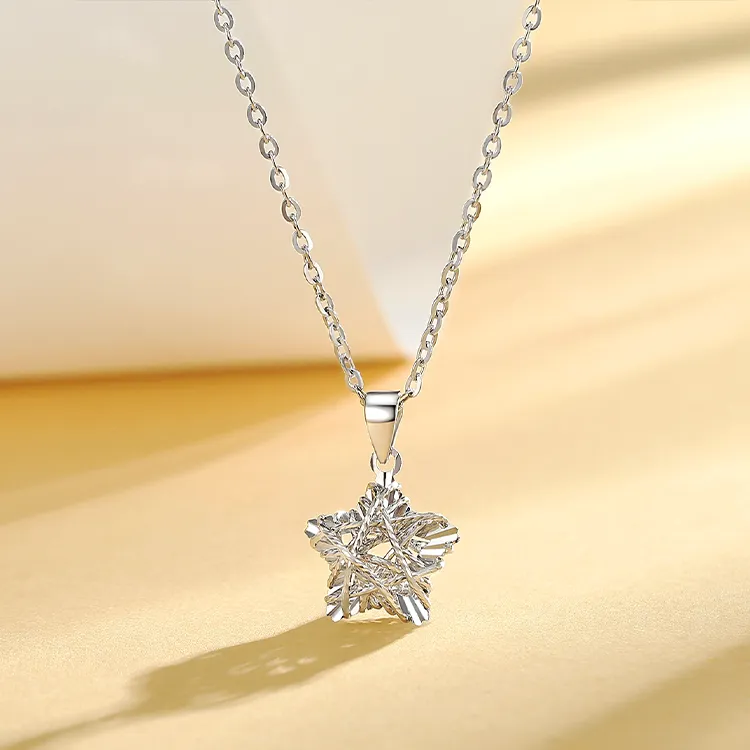 Chongqing Gold Store S925 Silver Necklaces Women's-3
