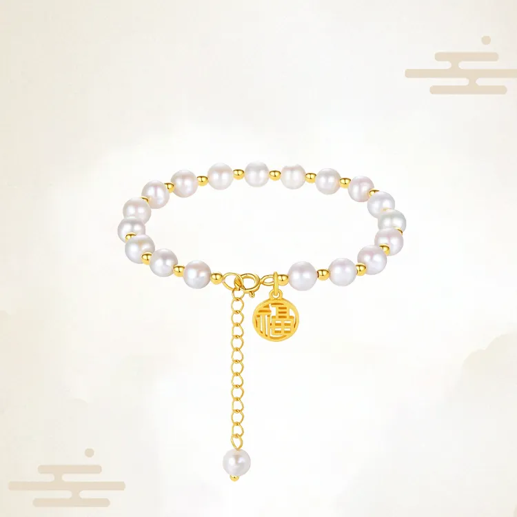 Chongqing Gold Store S925 Silver Bracelets Women's-3