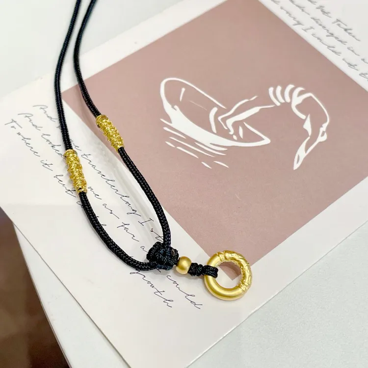 Chongqing Gold Store 999 Fine Silver Necklaces Unisex-3