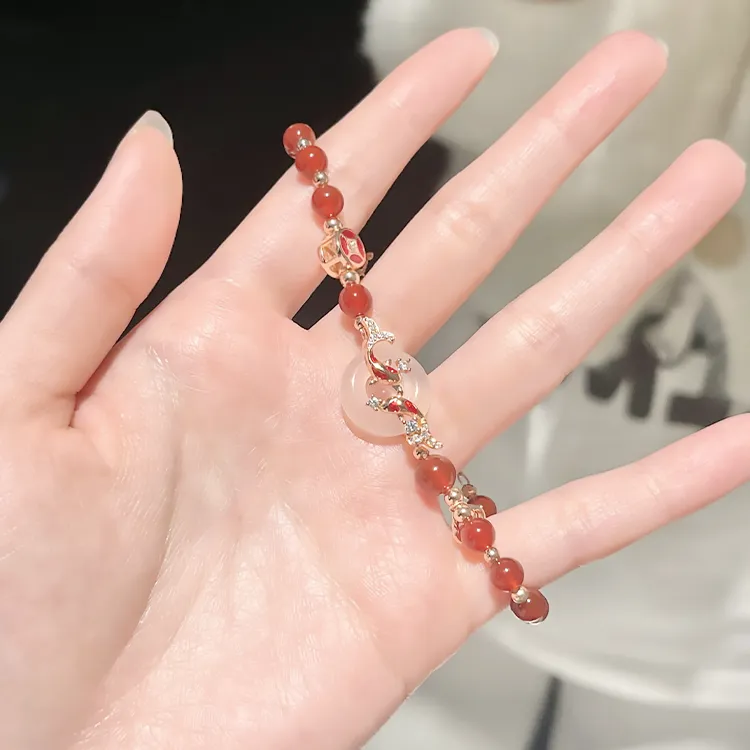 Chongqing Gold Store S925 Silver Bracelets Women's-3