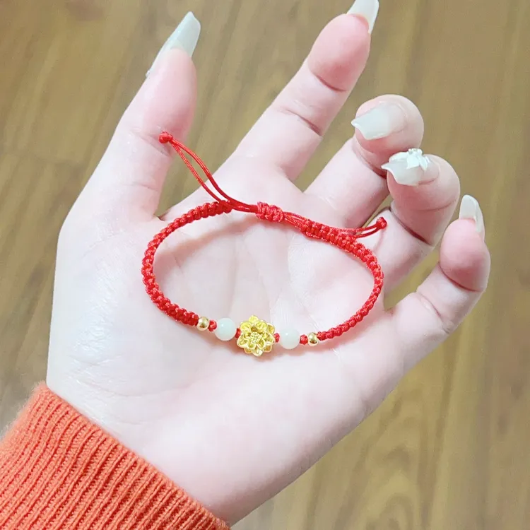 Chongqing Gold Store S999 Fine Silver Bracelets Women's-3