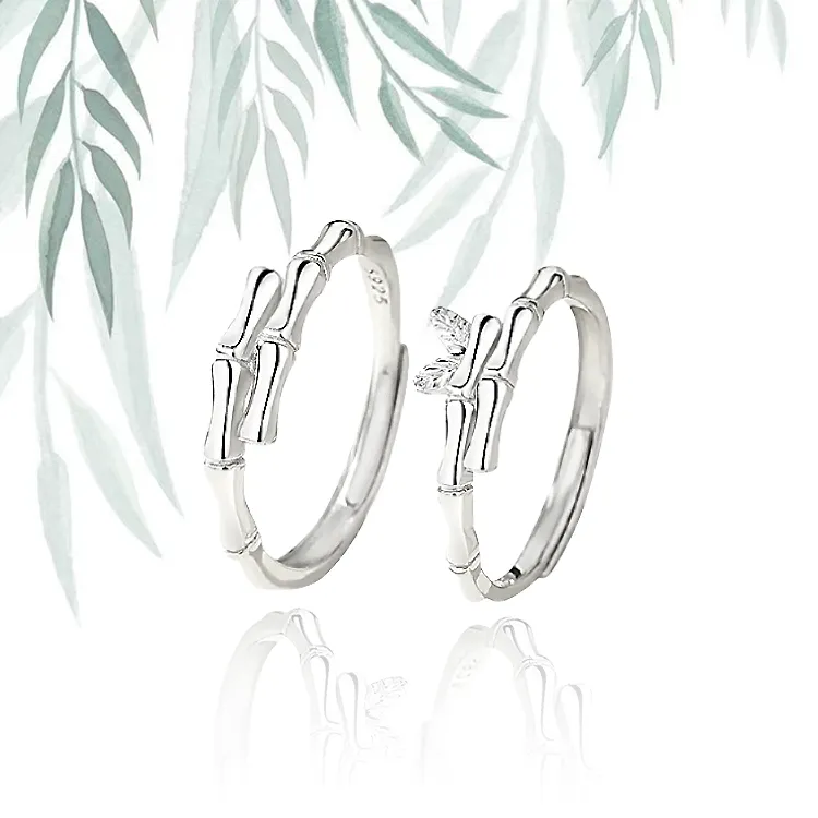 Chongqing Gold Store S925 Silver Rings Women's-4