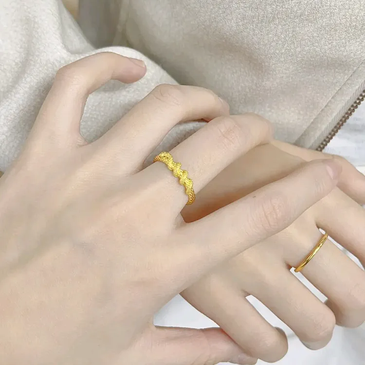 Chongqing Gold Store S925 Silver Rings Unisex-2