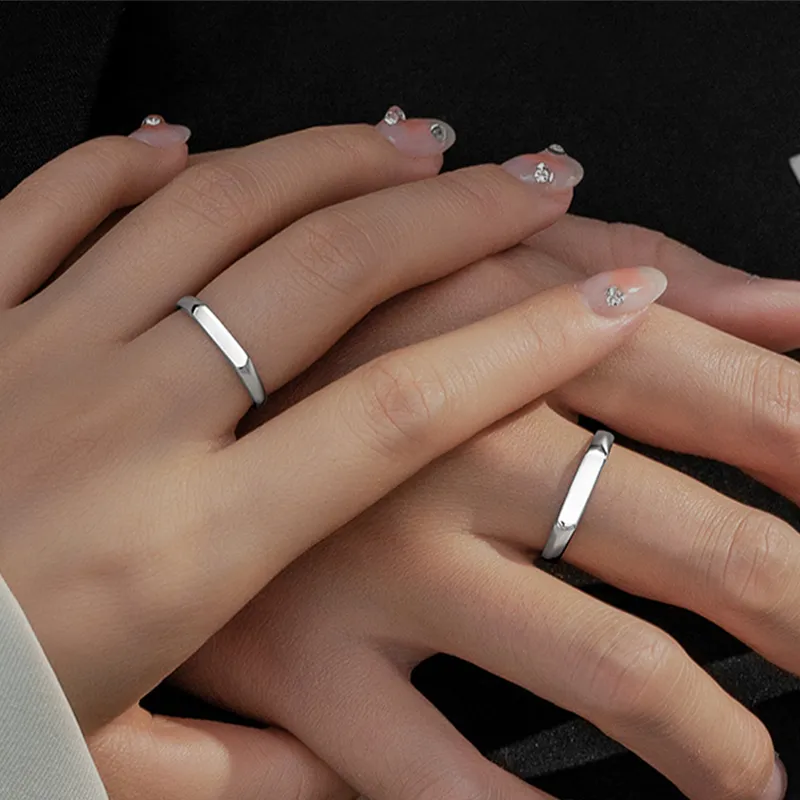 Chongqing Gold Store S925 Silver Rings Unisex-2