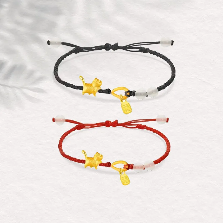 Chongqing gold store Gold Bracelet Unisex-4