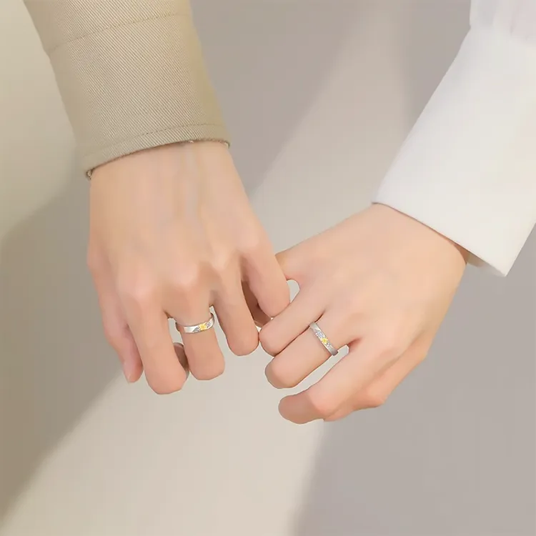 Chongqing Gold Store S999 Fine Silver Rings Unisex-3
