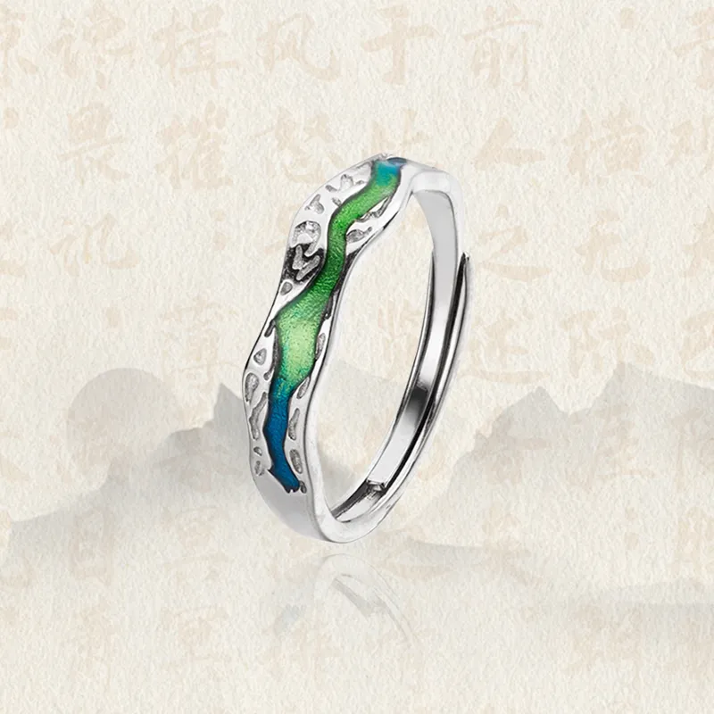 Chongqing Gold Store S925 Silver Rings Unisex-1
