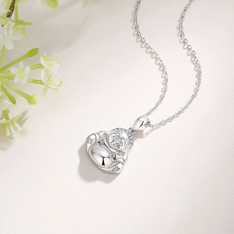 Chongqing Gold Store S925 Silver Necklaces Unisex-2
