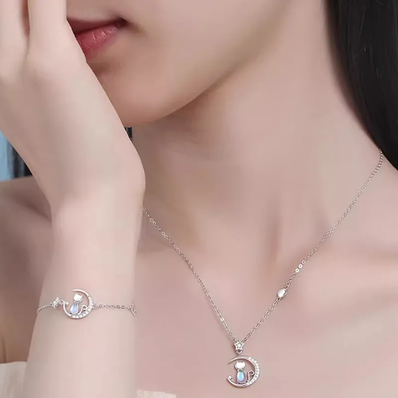 Chongqing Gold Store S925 Silver Necklaces Women's-1