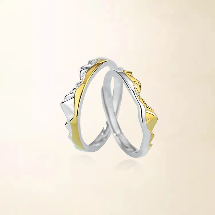 Chongqing Gold Store S925 Silver Rings Unisex-3