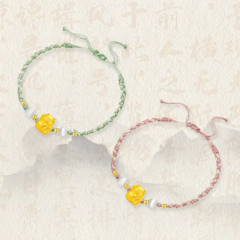 Chongqing gold store Gold Bracelet Unisex-4