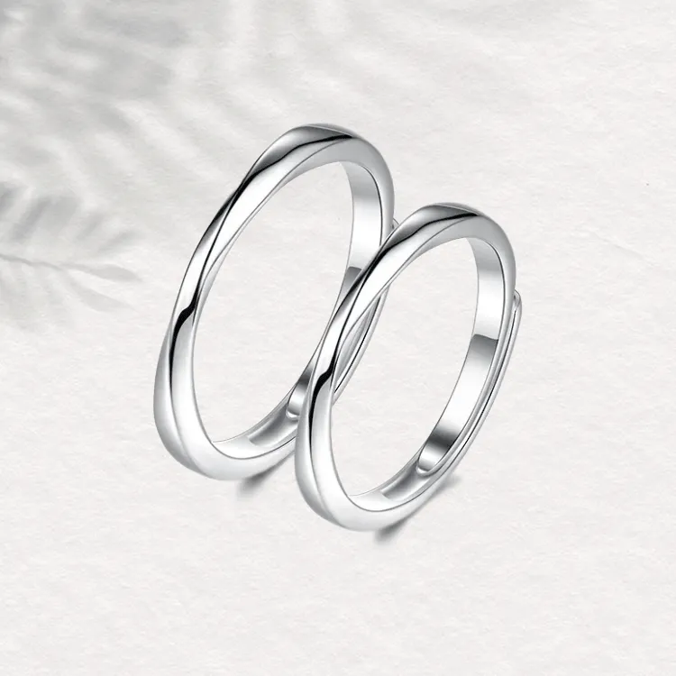 Chongqing Gold Store S925 Silver Rings Unisex-2