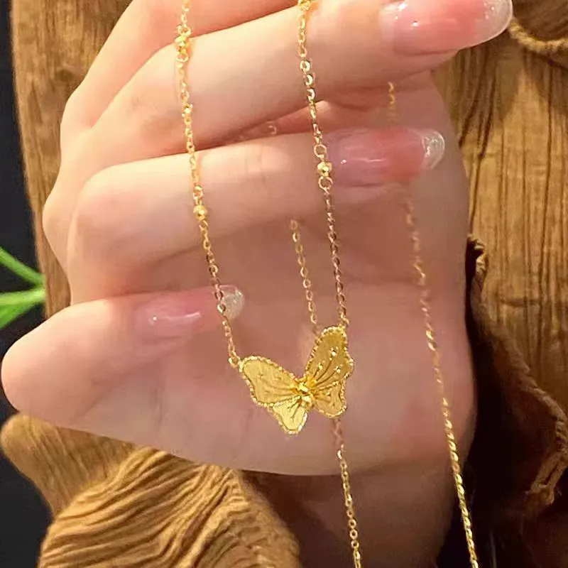 Chongqing Gold Store S 990 Silver Necklaces Women's-1