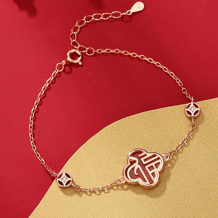 Chongqing Gold Store S925 Silver Bracelets Unisex-4