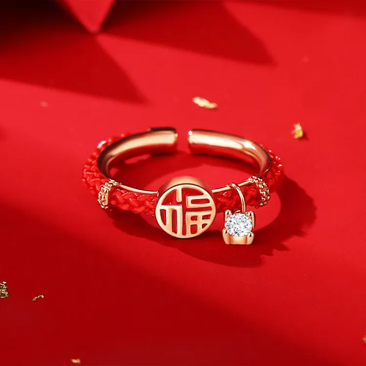 Chongqing Gold Store S925 Silver Rings Unisex-3