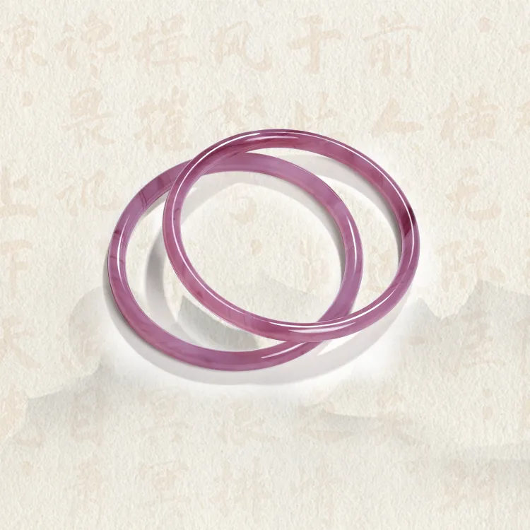 Chongqing Gold Store Chalcedony Bangles Unisex-14