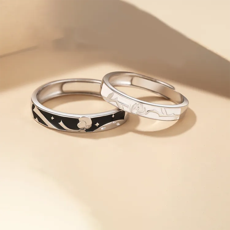Chongqing Gold Store S999 Fine Silver Rings Unisex-3